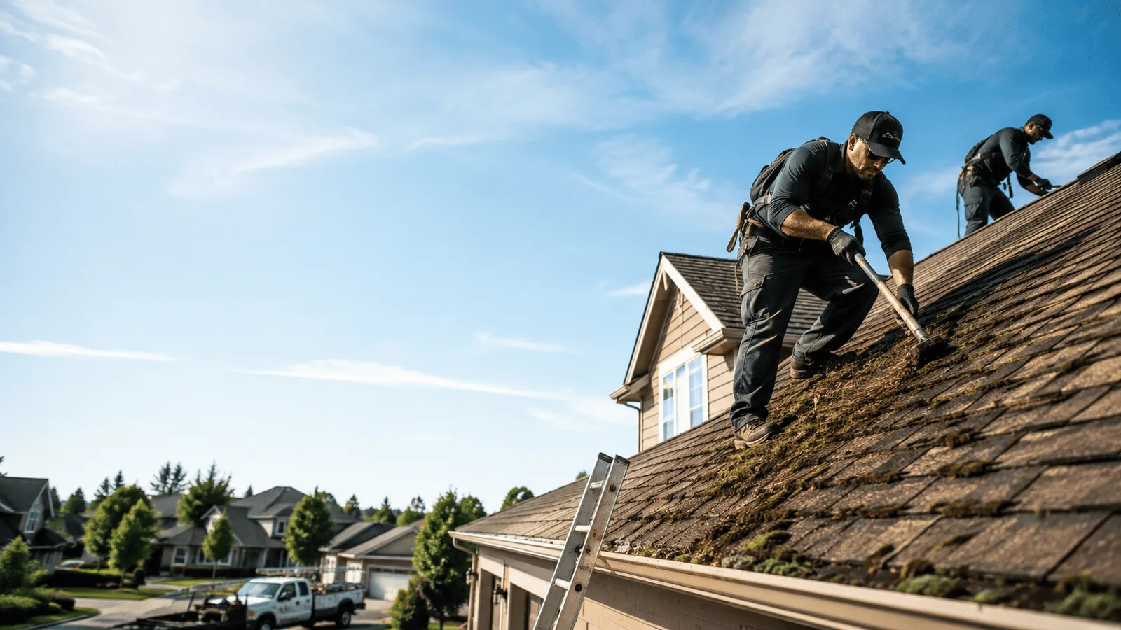 Roof Moss Removal in Hymera, IN near me